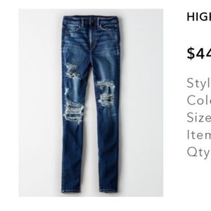 American Eagle Highest Rise Jegging 18L